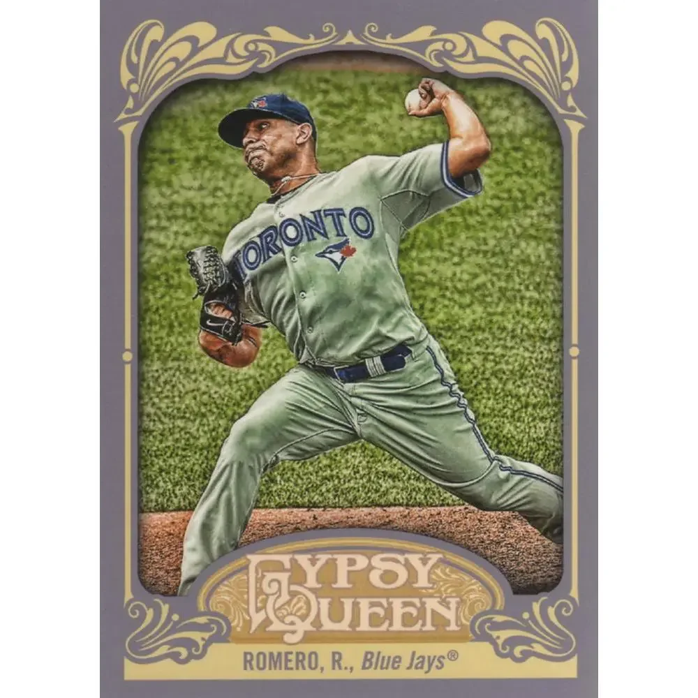 2012 Topps Gypsy Queen Ricky Romero # 168 Toronto Blue Jays
